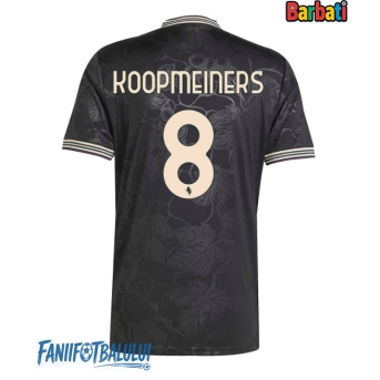 Juventus Teun Koopmeiners #8 Tricou Fotbal Replică 2025-26 Barbati Treilea